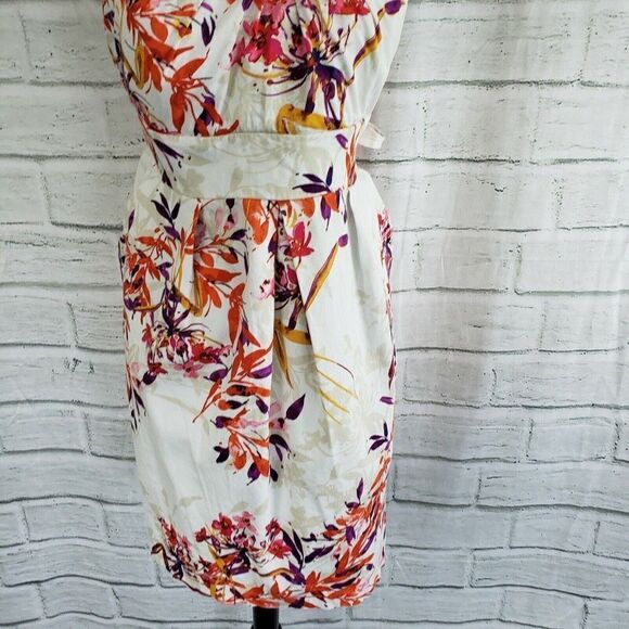 Torrid Ivory Cherry Blossom Strapless Dress Womens Size 20 - Picture 5 of 7